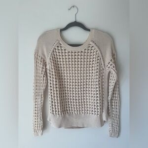 Y2K Women's Cream Knit Sweater